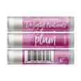 thumbnail image 4 of Delight Naturals Plum Lip Balm - 3 Pack, 4 of 4