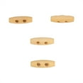thumbnail image 4 of Coat Toggle Button, Wooden Buttons 50pcs/Lot Natural Wood Ox Horn Button Sewing Accessory Coat Toggle Buttons  For Jackets Coats, 4 of 8