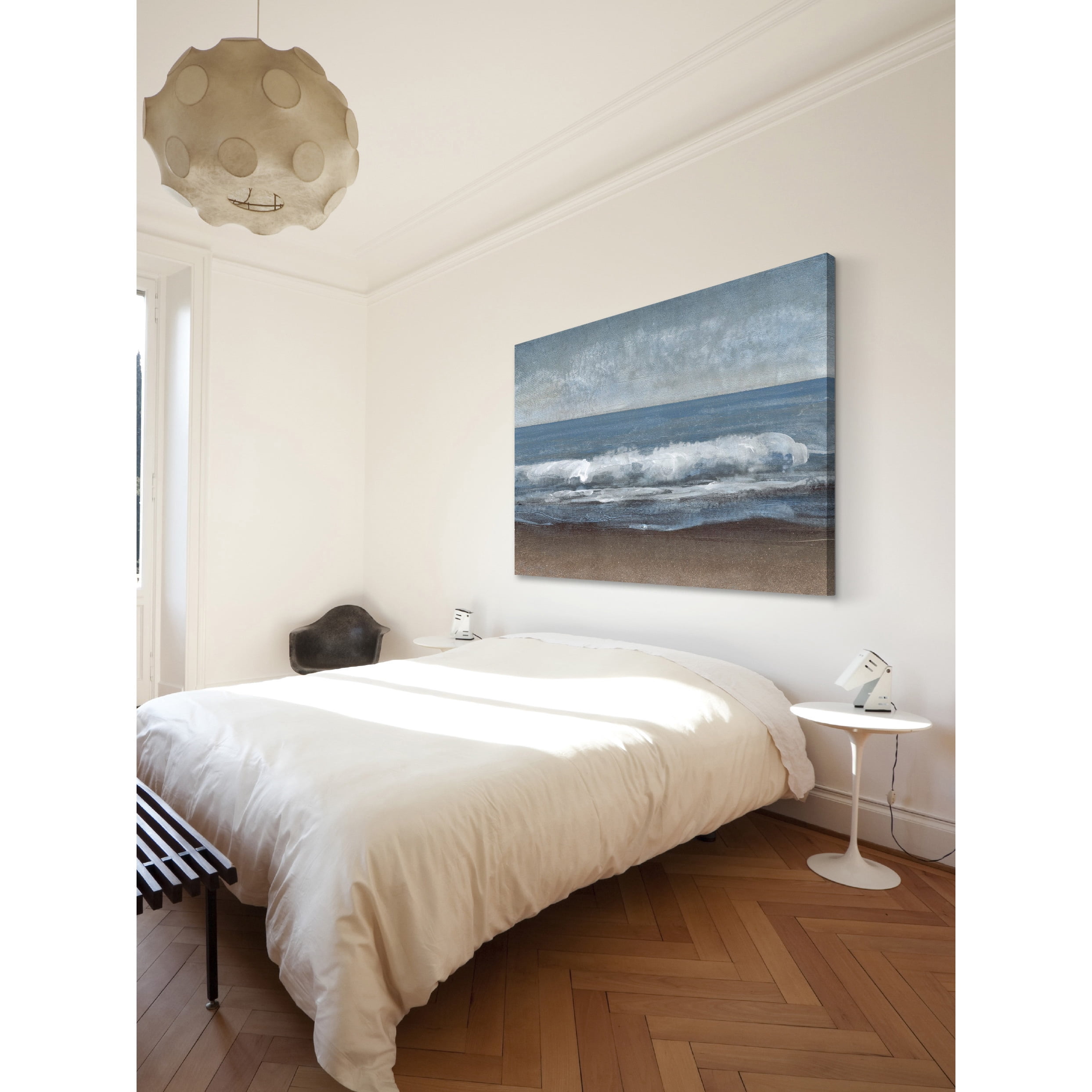 Marmont Hill Lingering Grey I Canvas Wall Art