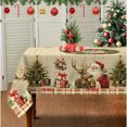thumbnail image 6 of 2026 Christmas Indoor Home Decor Christmas Tablecloth Decor Waterproof Washable Xmas Holiday Table Cover Festive Printed Rectangle Table Cloth For Dining Table Kitchen Party Indoor Outdoor, 6 of 6