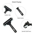 thumbnail image 3 of 2 Piece Rubber Brayer Roller Set, 2.4 and 4 Inch Hard Rubber Rollers for Printing Wallpapers, Crafting, Versatile Tools for Art, Craft, DIY Projects, 3 of 5