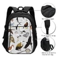 thumbnail image 3 of Balery Animal Bird Mochila con carga USB para hombre y mujer - Mochila impermeable y antirrobo para laptop con puerto USB para viajes, trabajo, 3 of 7