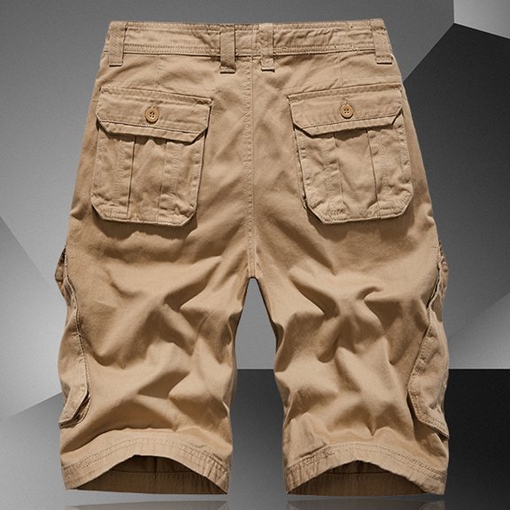Vedolay Shorts For Men Men's Tech Cargo Straight Fit Shorts,Khaki 30