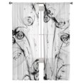 Black Smoke Simple Curtains For Living Room Luxury Baby Bedroom Tulle