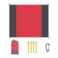 thumbnail image 2 of CRCMUHE Set de Table Diveblues S09 Couverture de Plage Imperméable Extra Large 8 Personnes Taille Familiale Confortable Parachute Nylon Confortable&Chic Compact& Léger Renforcé Coupe-Vent 4 Piquets&1 Trave, 2 of 9