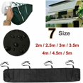 thumbnail image 4 of Complete Protection for Outdoor Awning, All-Season Use Gray Canopy Cover 420D, Dustproof Waterproof Cover with Adjustable Drawstring for Windproofing, Easy to Clean and Carry, 4 of 5