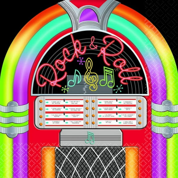 I Love Rock and Roll Small Napkins (16ct)