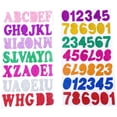 thumbnail image 3 of Coofit 6 Sheets Glitter Foam Stickers DIY Decorative Alphabet Stickers Number Stickers, 3 of 10