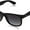 Black, variant on Ray-Ban RB4165 Justin Rectangular Sunglasses, Black/Grey, 51 mm