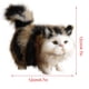 thumbnail image 3 of Juguetes De Simulación Gatos Juguetes De Peluche Modelos De Animales De Simulación Regalos Para Niños, 3 of 4