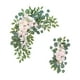 thumbnail image 1 of Arco De Flores De Boda Con Guirnalda De Hojas Para Decoración De Ceremonia, 2 Uds., Rosa Claro SM SunniMix corona de flores, 1 of 8