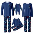 thumbnail image 6 of Family Christmas Pajama Set Long Sleeves Round Neck Casual Pajamas Sets 2 Piece Tops Pants Fall Pjs Christmas Outfit, 6 of 6