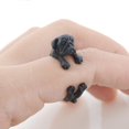 thumbnail image 2 of Geometric Alloy Pug Dog & Shar Pei Rings: Animal Breed Fashion Jewelry, Unique Gifts for Women & Men, Pet Lovers Accessories, 2 of 5