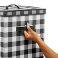 mDesign Tall GiftWrap Organizer, Storage Box for Wrapping Paper Rolls