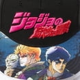 thumbnail image 5 of JoJo's Bizarre Adventures Character Brim Embroidered Adjustable Adult Snapback Hat Cap OSFM, 5 of 7