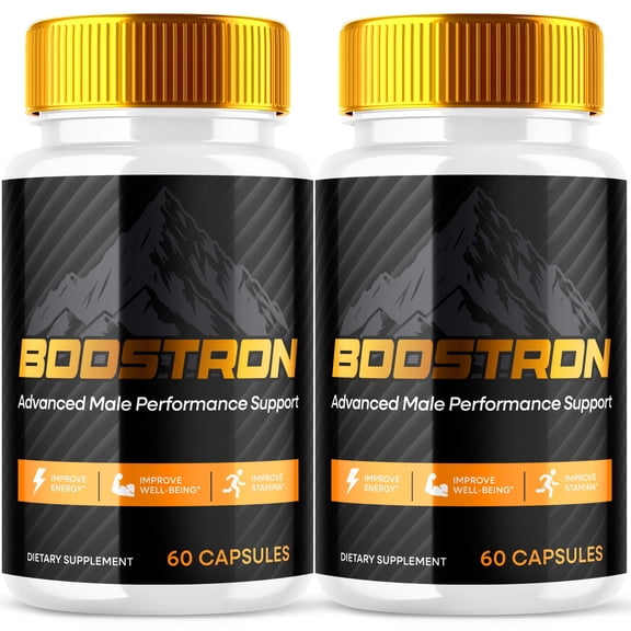 Boostron Capsules for Men Advanced Formula Support Supplement 120 Capsules