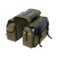 thumbnail image 1 of Canvas Bicycle Carrier Bag Rear Rack Trunk Bike Luggage Back Seat Pannier, 1 of 7