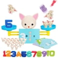 thumbnail image 1 of Juguete De Equilibrio Digital Animal Suma Resta Aritmética Juego De Mesa Rompecabezas Juguete De Educación Temprana Guardurnaity FN003356-05, 1 of 6