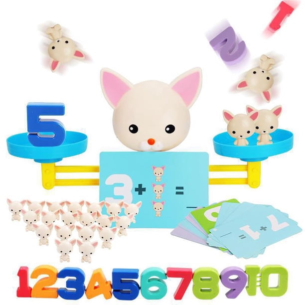 Tholdsy Juguete de equilibrio Digital Animal suma resta aritmética juego de rompecabezas juguete de educación temprana Juguetes Educativos Numero 5 Tholdsy FN003356-05