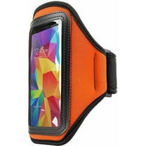 VANGODDY Waterproof Adjustable Padded Fitness Running Workout Armband for Medium to Large Built Arms fits Android / iPhone cellphone Devices up to 5in x 2.8in (5 - 5.25in Screensize)