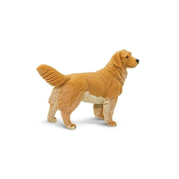 Safari Ltd. Golden Retriever Figurine - Lifelike 4.5" Model Figure - Educational Toy for Boys, Girls, and Kids Ages 1 