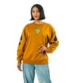 thumbnail image 2 of Scooby Doo Dog Tag & Spots Women's Brown Crew Neck Long Sleeve Oversized Fleece Sweatshirt-Medium, 2 of 5