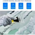 thumbnail image 4 of Ice Shovel, Ice Shovel for Car, Winter Care Windshield Ice Shovel with Soft Handle, No Scratch, Windshield Scraper, Snow Removal, Frost Scraper, Non-s, 4 of 4