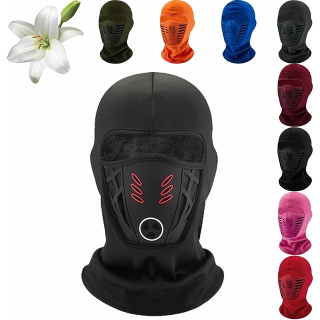 Anti Haze Balaclava, Winter Rider Warm Anti-Haze Balaclava, Windproof & Breathable for Motorcycle Skiing
