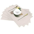 thumbnail image 2 of ZNDUO Placemats, 1 PCS Heat Resistant Stain Resistant Woven PVC Insulation Placemats, Durable Washable Elegant Table Mats for Dining-Boho Leaf Painting Art, 18"x12", 2 of 6