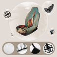 thumbnail image 3 of Fantasy Harlequin Cats Colorful Car Seat Covers Front Seats Universal Fit for Cars SUV Truck Auto Interior Accessories, 3 of 3