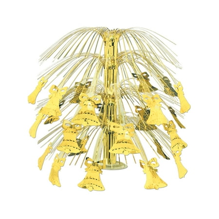 Gold Church Wedding Bell Cascade Table Top Centerpiece Party Decoration