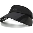 thumbnail image 2 of Summer Sun Visor Hat - Women Adjustable Golf Cap with Retractable Brim, UV Protection Beach/Tennis Sport Hat, 2 of 7
