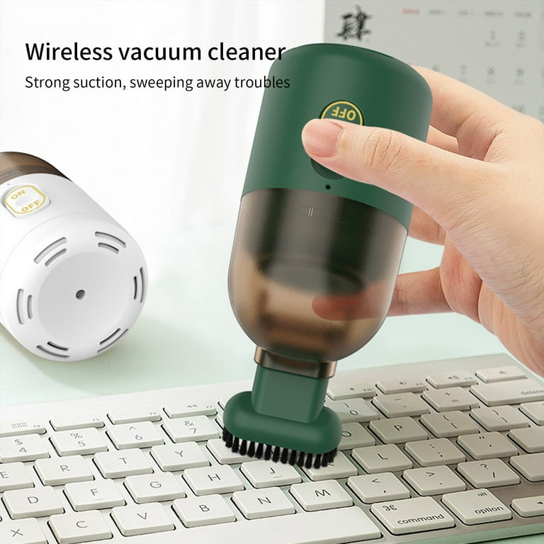PRINxy Handheld Vacuum Cleaner Mini Portable Cleaning Machine Desktop  Wireless High-Power Vacuum Cleaner Rechargeable Cordless Car Vacuum for Car  Home Office Army Green - Walmart.com