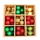 thumbnail image 3 of Adornos de bolas de Navidad, 99 piezas, juego de adornos para árboles de Navidad, bolas pequeñas de 1,2" M76D, 3 of 4