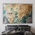 thumbnail image 6 of Modern Printed, Brown Tones Canvas, Brown Wall Decor, Earth Tone Printed Canvas, Modern Abstract Canvas Art, Earth Tones Canvas, Canvas Wall Decor - 3P-Gold Framed, 6 of 9