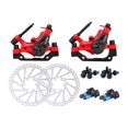 thumbnail image 4 of Almencla Bike Disc Brake Disc Brake System for Fixed Gear Bike Biking Cycling Front Rear 2 Disc, 4 of 8