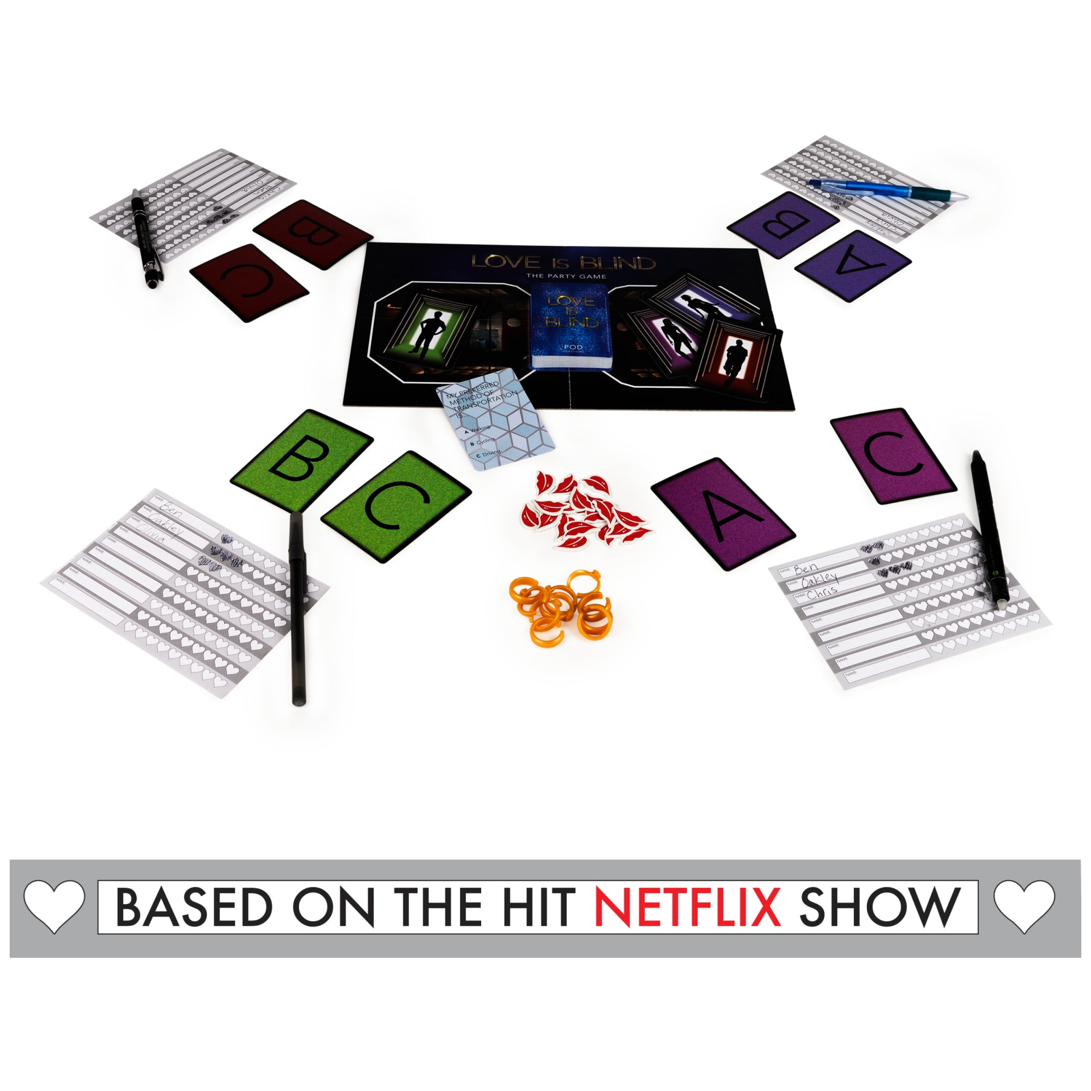 Love is Blind, The Adult Party Board Card Game for Couples & Singles Based on The Hit Netflix Show, Ages 17 and up