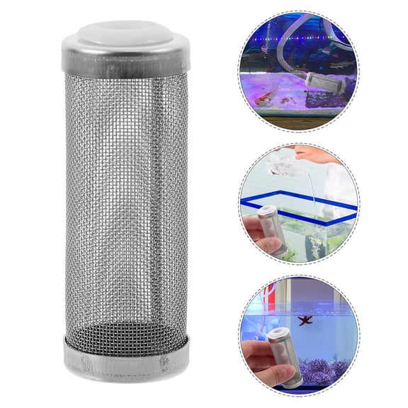 RENACLIPY Stainless Steel Aquarium Filter Mesh Guard for Safe Filtration and Fish