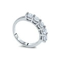thumbnail image 2 of Diamant 3/4ct 5 Pierres Anniversaire de Mariage 14K Blanc, 2 of 3