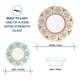 thumbnail image 5 of Corelle Global Collection Vitrelle Juego De Vajilla De 12 Piezas De Vidrio Reciclado De Triple Capa Juego De Platos Y Tazones Redondos Ligeros Y Ecológicos Terracotta Dreams, 5 of 5