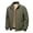 Green, variant on Fleece Lined Jacket Men Fall Winter Long Sleeve Business Casual Stand Collar Zip Up Jackets with Pockets Coat Outerwear