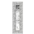 thumbnail image 2 of ArtToFrames 4" x 25" Platinum Baroque Luxe Picture Frame, 4x25 inch Silver Wood Poster Frame (WOM-5265), Pack, 2 of 7