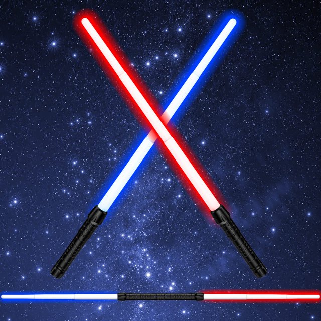 Sables láser de juguete FEROXO Light Up Saber FX Dual Swords para niños