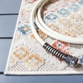 thumbnail image 3 of SAFAVIEH Cabana Aurora Floral Indoor/Outdoor Area Rug, Rust/Blue/Ivory, 9' x 12', 3 of 6