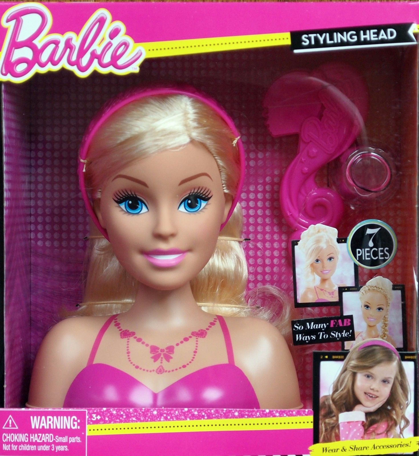 barbie styling head walmart
