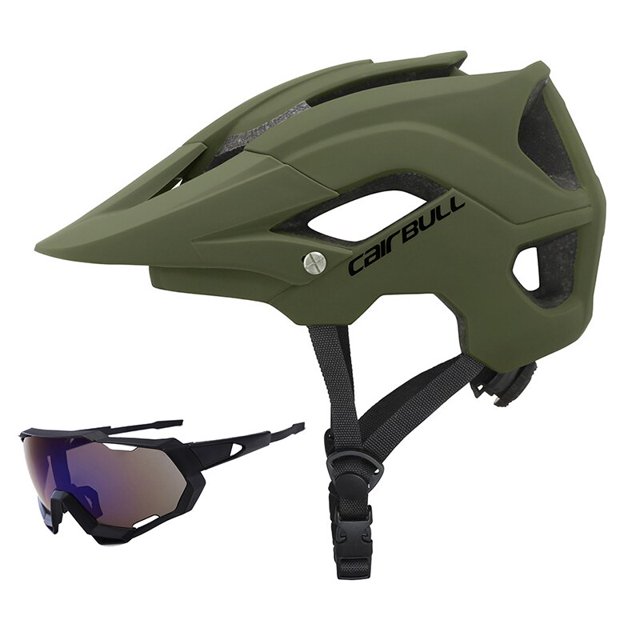 CAIRBULL-Casco de camuflaje ultraligero para Bicicleta, protector Integral para ciclismo de montaña, XC, AM, todo terreno Fivean Cascos de ciclismo