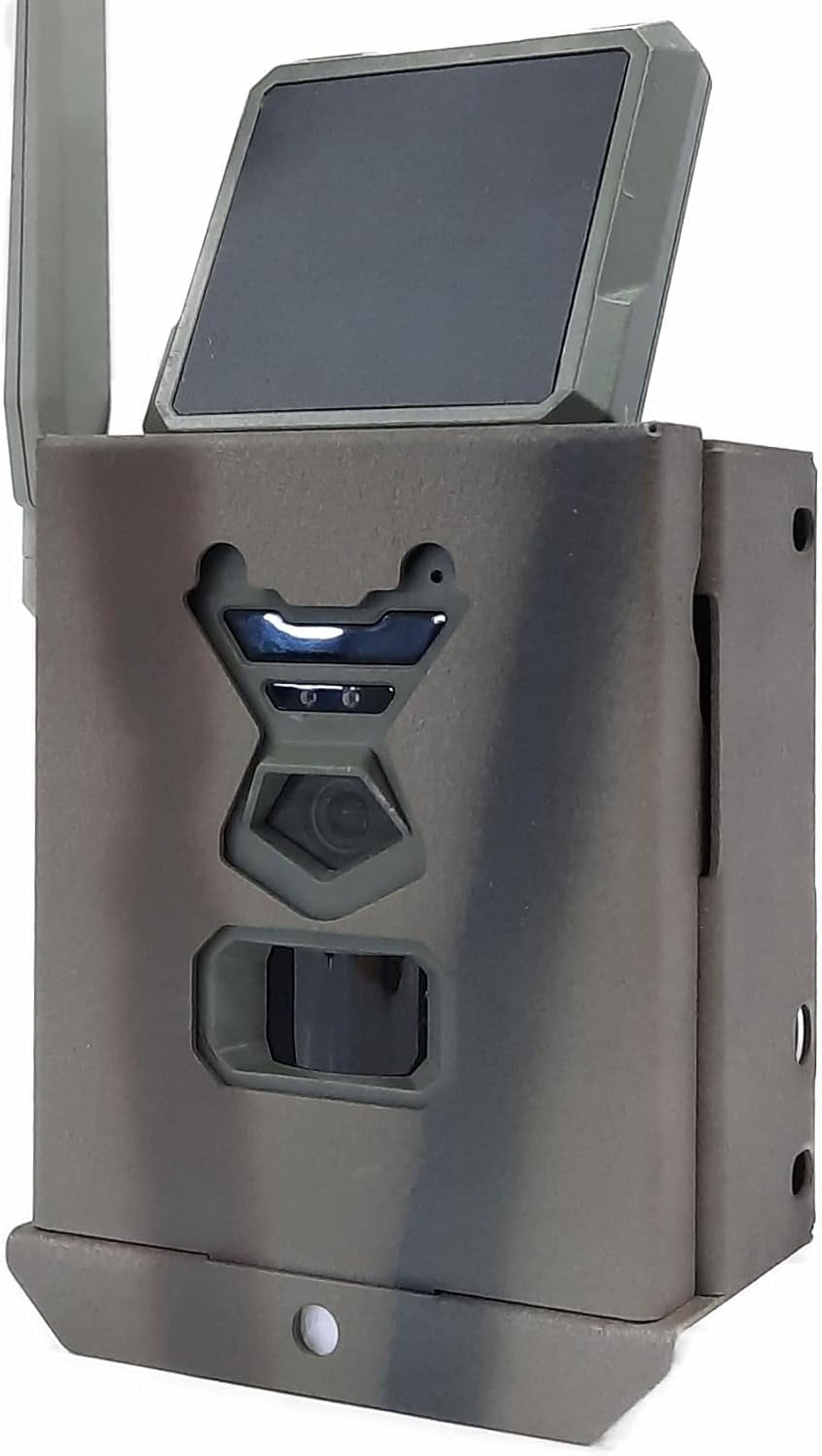 Steel Lock Box Protective Case Compatible with Spypoint Flex-S Solar Panel Trail Camera Security