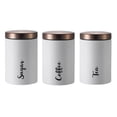 thumbnail image 1 of Bewildely 3x Metal Storage Jars Ornament Organizer for Cabinet Office Desk Countertop Organizadores de utensilios de cocina, 1 of 1