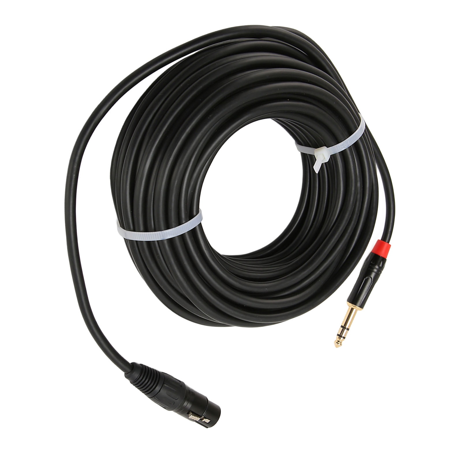 Cable XLR a TRS Cable XLR hembra a TRS de 3 pines 635 mm 15 m / 492 ...
