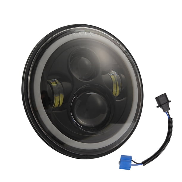 Faros LED de 7 pulgadas para Jeep Wrangler y otros vehículos, color negro, resistente al agua IP67, 150W, 10000LM, temperatura de color 3000K-6000K, vida útil de 50,000+ horas, compatible con